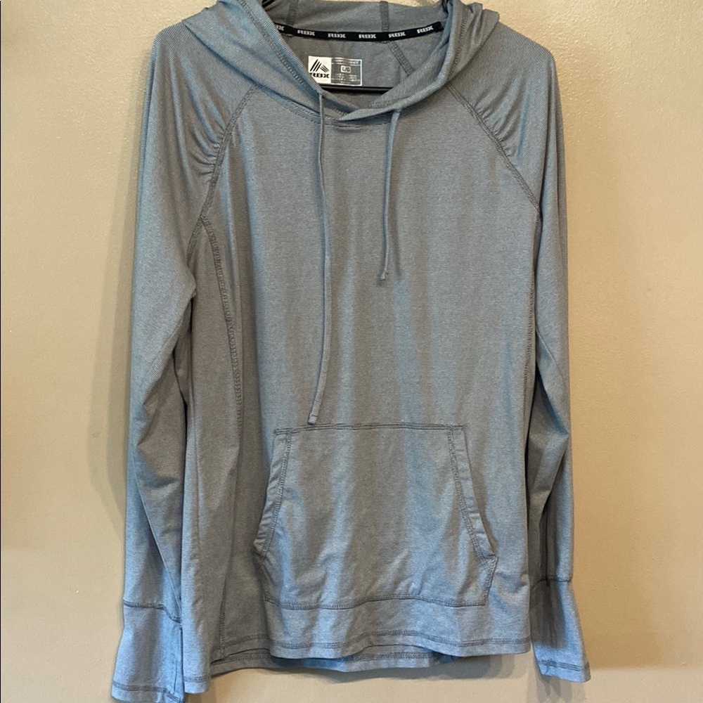 RBX Light Blue Hoodie Sweatshirt